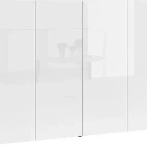 Home affaire Schuhschrank »MISTER- Schuhregal, Made in Italy, 12 Fächer, 10 Einlegeböden« Breite 160 cm, 4 Türen, Hochglanz Lackierung Rabatt