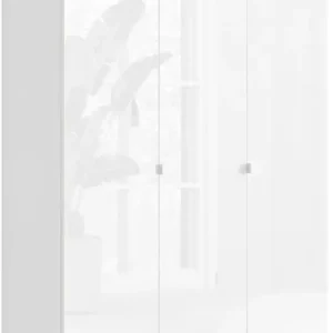 OTTO home Schuhschrank »SMILE Breite 95 cm, Höhe 184 cm, Schuhregal mit 7 Ebenen,« Schuhkommode in Weiss Hochglanz Lack Neuheit