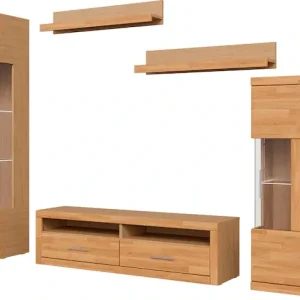 Abverkauf OTTO home Wohnwand »Ribe Wohnwand Set-5 St.« Set, 5 Stk. tlg.