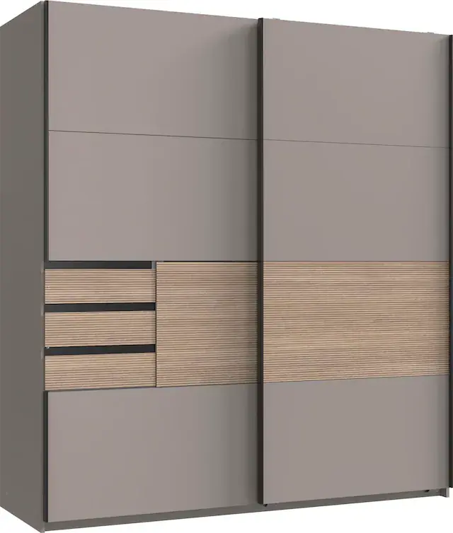 Knallerangebot Wimex Schwebetürenschrank »Bremen in der Breite 180cm, wahlweise mit Spiegel« mit moderner Multiplex Optik, inkl. Schubladen