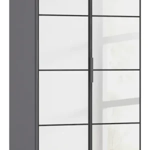 rauch Drehtürenschrank »Kleiderschrank Schrank Garderobe Schlafzimmerschrank ACERO« praktisch in Tiefe 41 cm mit vielen Einlegeböden,Spiegelfront in moderner Loft-Optik MADE IN GERMANY Begrenztes Angebot