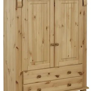 Sofort Bestellen OTTO home Wäscheschrank »Adele, Mehrzweckschrank« 2 Breiten: 93/130 cm H/T ca. 135/40 cm,aus massiver Kiefer, 2-oder 3-türig