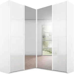 rauch Schwebetürenschrank »Quadra« Eckschrank inkl. Türendämpfer, mit Glas-/Spiegeltüren Sale