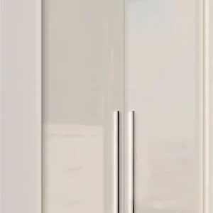 OTTO home Kleiderschrank »Piano, inklusive Rahmen und Beleuchtung, soft-close-Funktion« viele Breiten zur Auswahl, 226cm hoch,beige oder weiß, UV lackiert, Hochglanzfronten, FSC-zertifiziert Neue Kollektion