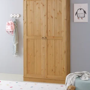 Sonderangebot OTTO home Kleiderschrank »Indra« 3 Breiten: 100/145/233 cmH/T ca.187/54 cm,aus massiver Kiefer, mit Spiegel bei der 3- und 5trg.Variante