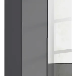 OTTO home Drehtürenschrank »Kleiderschrank Kleiderschränke Schrank Garderobe AGORDO mit Glasfront« in zwei Griff-Farben, Breiten 91-360 cm,mit Außenschubkästen, in 7 Breiten und 2 Höhen MADE IN GERMANY Heißes Angebot