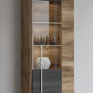 OTTO home Vitrine »Roger,Höhe 160cm stilvolle Glasvitrine mit verstellbare Glasböden« Standvitrine 1Trg, viel Stauraum, ohne Beleuchtung Neue Kollektion