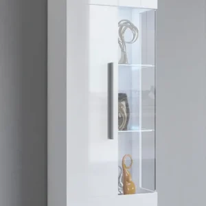 OTTO home Vitrine »India,Höhe 160cm stilvolle Glasvitrine mit verstellbare Glasböden« Standvitrine 1Trg, viel Stauraum ohne Beleuchtung Zertifiziert