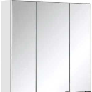 welltime Spiegelschrank »Texas Spiegel Badmöbel Badschrank Badspiegel Bestseller« mit 3 Türen, Breite 60cm, wahlweise mit LED, Badezimmerspiegelschrank Solange Der Vorrat Reicht