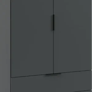 Wimex Wäscheschrank »Easy Plus Kleiderschrank Garderobe 2 Schubladen, 81 oder 130cm breit« in verschiedenen Farben, moderne Optik mit schwarzen Metallgriffen Heißes Angebot