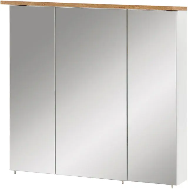Schildmeyer Spiegelschrank »Profil« Breite 70 cm, 3-türig, LED-Beleuchtung, Schalter-/Steckdosenbox Sale