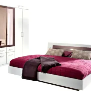 rauch Schlafzimmer-Set »Komplettschlafzimmer Schlafzimmer BURANO mit Schrank in 3 Breiten,« Set, 4 Stk. tlg. Bett 180x200 cm und 2 Nachttischen MADE IN GERMANY Billig