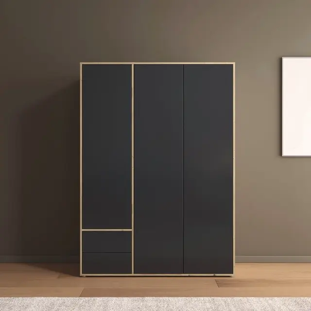 Günstig rauch Drehtürenschrank »Kleiderschrank Schrank Garderobe Wäscheschrank NABILA viel Stauraum« in 3 verschiedenen Ausstattungen BASIC/CLASSIC/PREMIUM,mit 2 Schubladen und Push-to-Open Funktion TOPSELLER MADE IN GERMANY