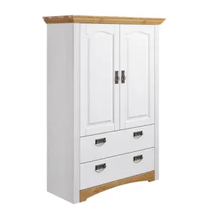 Gratis Versand OTTO home Wäscheschrank »Konrad« 2 Breiten: 94/133 cm H/T ca. 132/39 cm,aus massiver Kiefer, mit viel Stauraum