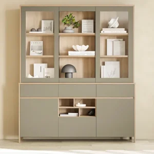 Home affaire Buffet »Stranda, Hochschrank im Scandi-Style, moderner Schrank« Rahmenoptik, ausreichend Stauraum, vielseitig einsetzbar, 164 cm breit Preiswert