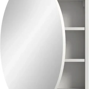 Nur Für Kurze Zeit welltime Spiegelschrank »Litica, rund Ø 70cm, 1 Spiegeltür, 2 Einlegeböden« Spiegel, Bad Schrank, Hängeschrank