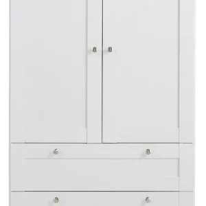 Angebot OTTO home Kleiderschrank »Binz, Wäscheschrank, Mehrzweckschrank, skandinavischer Landhausstil« B/H/T ca. 84/130/35 cm,viele Stauraummöglichkeiten, Metallgriffe, Türen mit Rahmen/ Kassetten