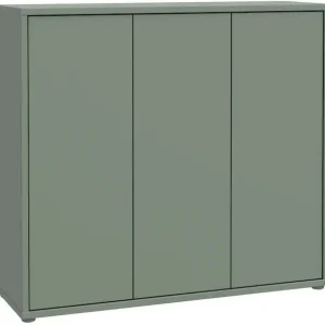 Neue Kollektion FORTE Schuhschrank »Alice Springs, Schuhschrank, Platz für 20 Paar Schuhe, 3 Türen« B/H/T 109,2/99,1/34,9 cm,Stauraumschrank, Mehrzweckschrank, grifflose Front, Push to open