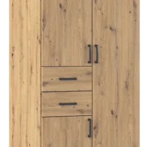 Kostenfreie Lieferung rauch Drehtürenschrank »Kleiderschrank Schrank Garderobe MAIKA mit Dekor-Front« 2 Schubladen, in verschiedenen Breiten, Höhen, Farben, MADE IN GERMANY