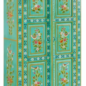 Online Kaufen OTTO home Stauraumschrank »Prem« Handbemalt, Breite/Tiefe/Höhe: 87/38/152 cm