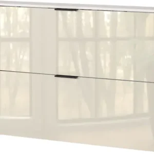 GERMANIA Schuhschrank »Valega« Für bis zu 12 Paar Schuhe, geringe Tiefe, für schmale Flure, Glasfront Markenware