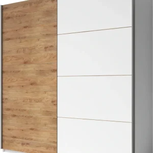 Neu Home affaire Schiebetürenschrank »Galaxy Breite 200,220 oder 270cm breit, Kleiderschrank, Wäscheschrank« INKLUSIVE kompletter Innenausstattung, Metallgriffe