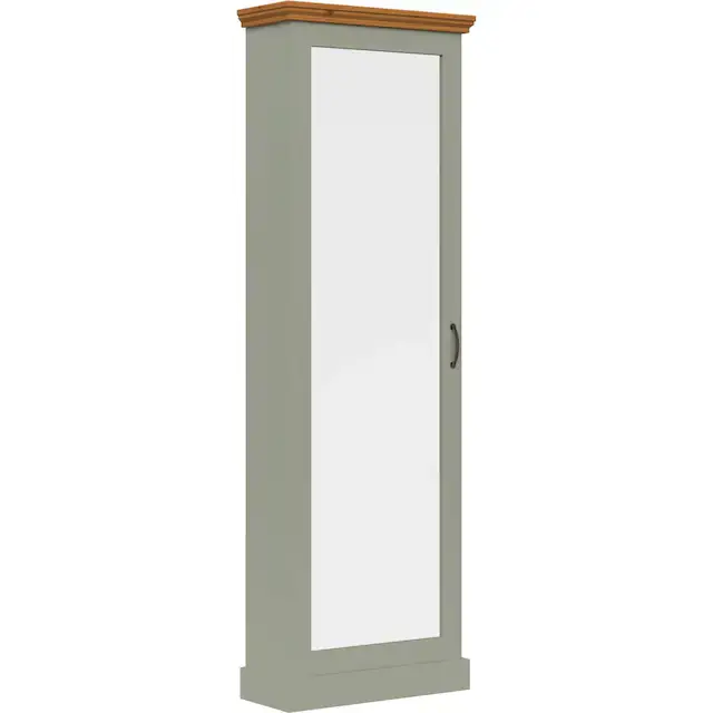 Abverkauf OTTO home Schuhschrank »Selma« mit Spiegeltür u. 6 Schuhreihen, Breite 60 cm, Höhe 180 cm