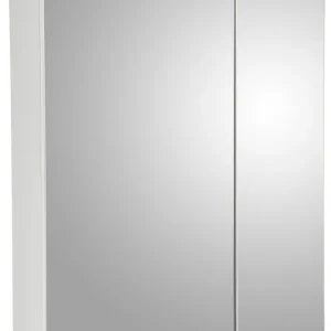 Sichere Zahlung Schildmeyer Spiegelschrank »Dorina, mit höhenverstellbaren Glasböden« Breite 60 cm, 2-türig, LED-Beleuchtung, Schalter-/Steckdosenbox