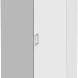 Ausverkauf FORTE Eckkleiderschrank Eckkleiderschrank, Stauraum, Aufsatz optional bestellbar