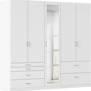 Saisonangebot rauch Kleiderschrank »Kleiderschrank Schrank Garderobe Wäscheschrank WILDBERG« Breiten 226/271 cm, Höhen 210/229 cm,mit 6 Schubladen, obere Schublade mit Holz-Einteilung MADE IN GERMANY