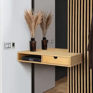 Kostenloser Rückversand Woodman Stauraumschrank »Farsta« Mit Holzfurnier aus Eiche, platzsparend, Wandmontage, FSC®