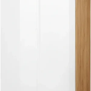 OTTO home Kleiderschrank »Lund Schlafzimmerschrank Bestseller im skandinavischem Design« Garderobenschrank mit Premium Innenausstattung, Breite 80 cm hochglanz Sonderangebot