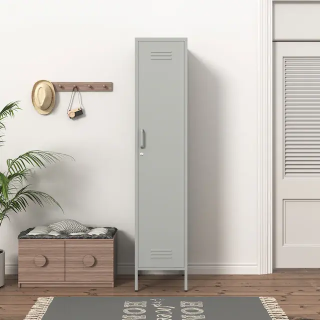 OTTO home Drehtürenschrank »Siena Kleiderschrank Schrank Metallschrank Mehrzweckschrank Spind« in 4 Farben aus Metall Stahlschrank,in der Höhe verstellbar, abschließbar Kostenloser Rückversand