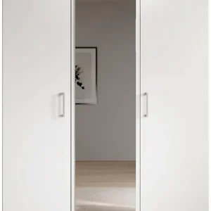 Zertifiziert Schlafkontor Kleiderschrank »Karl Drehtürenschrank Schlafzimmerschrank mit Spiegel Garderobe« in 2 Breiten, mit zusätzlichen Einlegeböden TOPSELLER