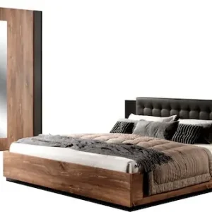 Home affaire Schlafzimmer-Set »Sigma, Set 4 -St(Kleiderschrank, 2xNako, Bett 180), Made in Europe« Komplettschlafzimmer, viel Stauraum, trendige Farben Expressversand