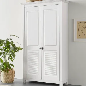 Neue Ware OTTO home Schuhschrank »Rauna« aus massiver Kiefer, viel Stauraum