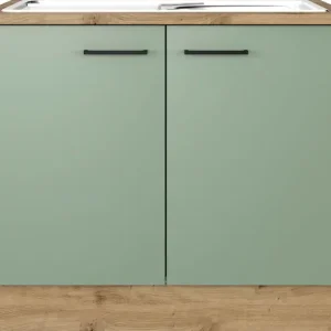 Flex-Well Spülenschrank »Cara« 2 Stk. tlg. (B x H x T) 100 x 85 x 60 cm, inkl. Edelstahl-Einbauspüle Meistverkauft