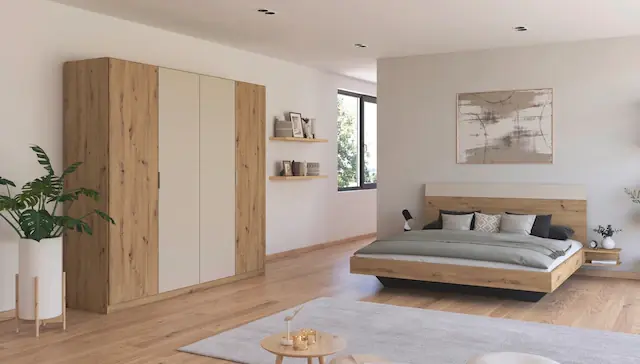 rauch Schlafzimmer-Set »Monza« mit Drehtürenschrank Breite 226 cm, Bettanlage in 2 Breiten Letzte Chance