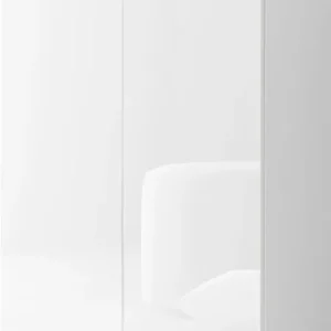 Wochenendangebot OTTO home Schuhschrank »SMILE Breite 63 cm, Höhe 114 cm, Schuhregal mit 5 Ebenen,« Schuhkommode in Weiss Hochglanz Lack