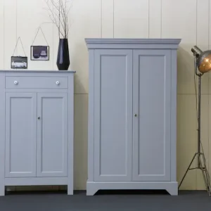 WOOOD Garderobenschrank »Isabel« mit 4 Fachböden, H 191 cm x B 118 cm Online Kaufen