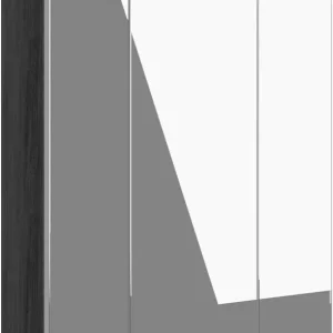 Mega-Angebot welltime Badezimmerspiegelschrank »SIENA, Breite 60cm, 3 Spiegeltüren, 9 Fächer, 6 Einlegeböden« TOPSELLER!,in verschiedenen Farben erhältlich, Badmöbel, Spiegel, Badschrank, Bad