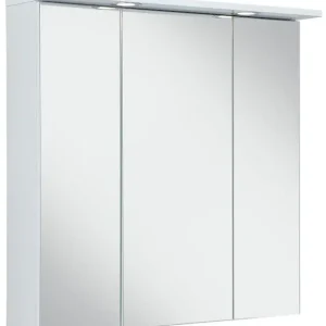 Schildmeyer Spiegelschrank »SPS 700.1 Spot made in Germany« Breite 70 cm, 3-türig, 2 LED-Einbaustrahler, Schalter-/Steckdosenbox Billig