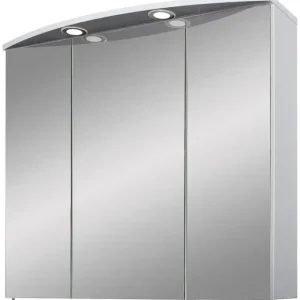 Markenware Schildmeyer Spiegelschrank »Verona« Breite 70 cm, 3-türig, 2 LED-Einbaustrahler, Schalter-/Steckdosenbox