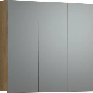 Mega-Angebot welltime Spiegelschrank »Amrum« 1 Stk. tlg. 3-Türiger Badspiegel mit Stauraum - Maße (B/T/H) 90/20/80 cm