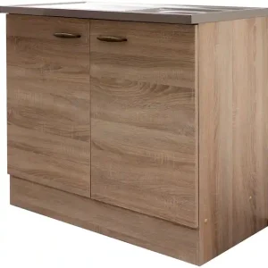 Top-Angebot Flex-Well Spülenschrank »Bergen« (B x H x T) 100 x 85 x 50 cm, inkl. Einbauspüle