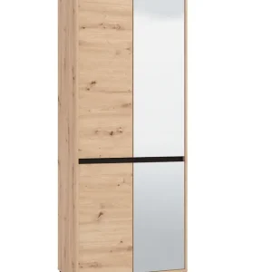 Home affaire Schuhschrank »Flannan, Schuhregal, Schuhkommode, Gesamthöhe 205,5 cm« mit Spiegeltür, acht Regale und eine Schublade, Gesamtbreite 80 cm Meistverkauft