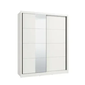 Preisknaller INOSIGN Schwebetürenschrank »Albi, Schlafzimmerschrank, Wäscheschrank in cashmere oder weiß« Kleiderschrank mit Spiegel MIT Innenausstattung,FSC®-zertifiziert