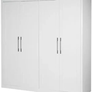 Garantierte Lieferung OTTO home Kleiderschrank »Büsum Schlafzimmer Schrank Otto´s Choice« stabile robuste Bauweise mit optimaler Aufteilung,Schlafzimmerschrank Landhaus Design Garderobe Schrank Bestseller