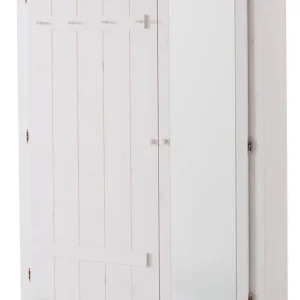 Preiswert OTTO home Garderobenschrank »Bertram« aus schönem massivem Kiefernholz, mit einer Spiegeltür, Höhe 170 cm