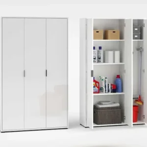 Neuheit Home affaire Mehrzweckschrank »JOLLY, Stauraumschrank , Breite 107 cm , Höhe 178 cm« 1 Stk. tlg. 3 Türen,1 kleiner und 3 große Einlegeböden- Schrank hochglanz lackiert